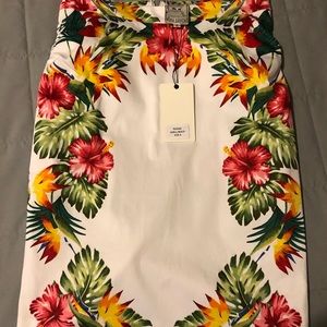 LOVELY  NWT Yoana Baraahchi Floral Accent Skirt